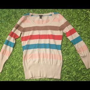 Rue 21 Striped Sweater Shirt
